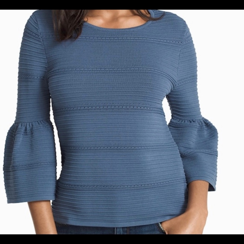 White House Black Market Bell sleeved sweater.